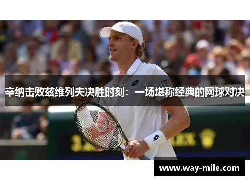 辛纳击败兹维列夫决胜时刻：一场堪称经典的网球对决