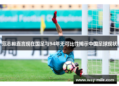 范志毅直言现在国足与94年无可比性揭示中国足球现状 范志毅直言现在国足与94年无可比性揭示中国足球现状